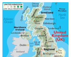 Image of Map of the United Kingdom
