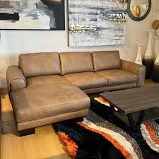 marco leather sectional by w schillig