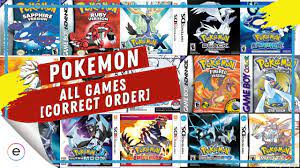 all pokemon games in complete order