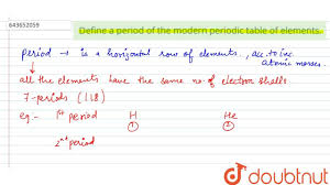 periodic properties of element