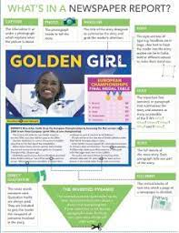 A report is a document that details a specific set of information about any number of topics. Features Of A Newspaper Report Ks2 First News Education