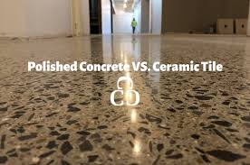 polished concrete vs ceramic tile