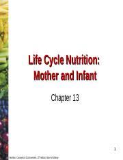 life cycle nutrition