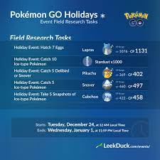 Pokémon GO Holidays - Leek Duck | Pokémon GO News and Resources