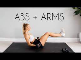 intense toned arms flat abs workout