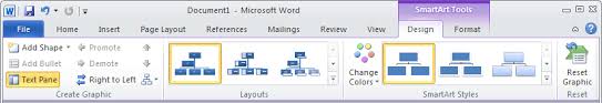 Using The Organizational Chart Tool Microsoft Word 2010