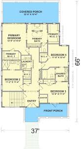 Coastal Contemporary Home Floor Plan