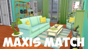Cc shopping (maxis match objects) plants. The Sims 4 Speed Build Maxis Match House Youtube
