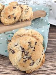 chewy condensed milk choc chip cookies