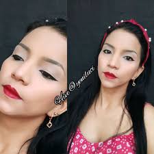 pin up makeup years 50 step by step