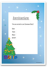 Printable Christmas Party Invitation Free Templates Free