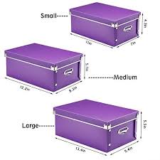 These clear plastic underbed six compartment storage boxes with clip closures are ideal for stowing away medical supplies. Storage Box Seekind Decorative Storage Bins With Lid 3 In 1 Set Plastic With Handles Press Stud Fastening Moisture Proof Foldable For Space Saving Storage For Clothes Cosmetic Blankets Purple Pricepulse