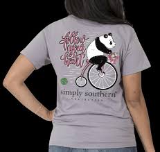Details About Panda Bear Follow Your Heart Simply Southern Tee