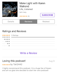 You can read other listeners' reviews and leave one of your own for any show. How To Leave An Itunes Review Life Listened