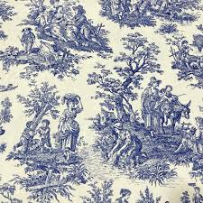 Toile Fabric French Upholstery Fabric