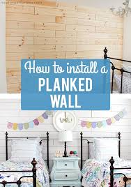 How To Create A Plank Wall How To