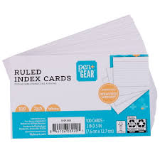 pen gear ruled index cards 3 x 5