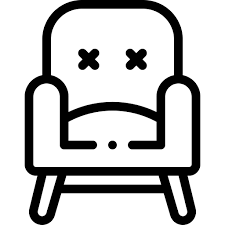 Sofa Detailed Rounded Lineal Icon