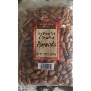 trader joe s almonds dry roasted