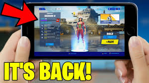 In the same announcement, they mentioned that android support will be coming in a few months. Fortnite Mobile Coming Back News Update Ios Appstore Return Release Date Youtube