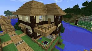 Weitere ideen zu minecraft bauen, minecraft, minecraft haus. á… Haus Aus Holz Und Sandstein In Minecraft Bauen Minecraft Bauideen De