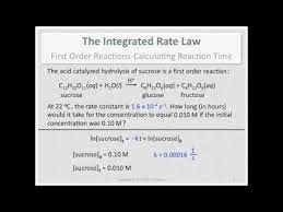 Chemical Kinetics The Integrated Rate