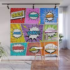 Comic Book Panels Wall Mural By