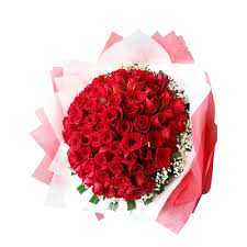 h 43 the 99 rose bouquet red little