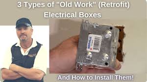 3 types of old work electrical bo