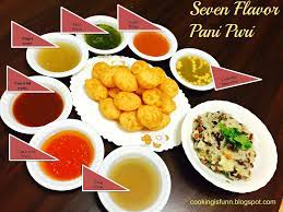 7 Flavours Pani Puri Recipe gambar png