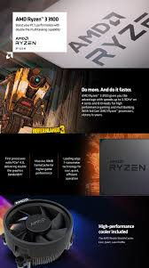 Amd named its new cpu cooler the wraith, probably in an effort to conjure up the image of something that's both cold and quiet. Open Box Amd Ryzen 3 3100 4 Core Socket Am4 3 6ghz Cpu Processor Wraith Stealth Cooler 100 100000284box Op Mwave Com Au