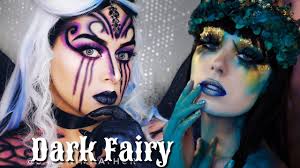 dark fairy halloween makeup collab