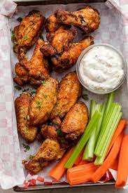 Air Fried Chicken Wings gambar png