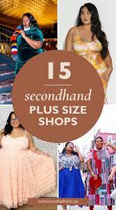 plus size secondhand clothing