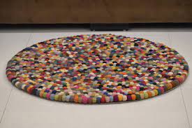 felt ball rugs for floor size 3 to