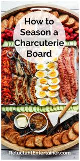 how to season a charcuterie board