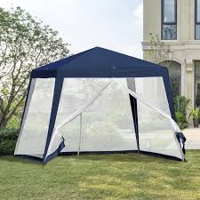 Outsunny 10x10ft Gazebo Tent W Netting