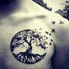 80 tatuajes de árboles con significado para hombres y mujeres