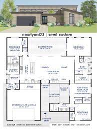 Courtyard23 Semi Custom Home Plan