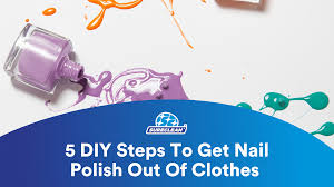 5 diy steps to get nail polish out of