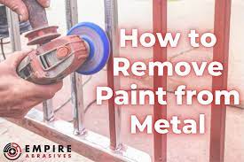 how to remove paint from metal empire