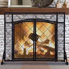 Vevor Fireplace Screen 44 X 33 Inch