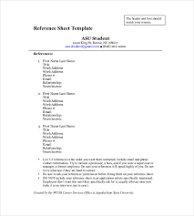 Resume reference sheet format Resume Reference Page Example    