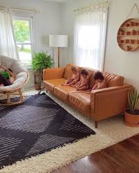 Mid Century Modern Green Velvet Sofa