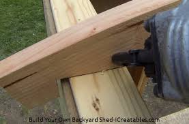 how to build a shed build the shed roof