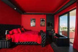 interesting red black bedroom ideas