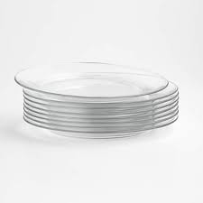 Moderno Glass Dinner Plates Set Of