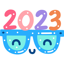 New Year 2023 Stickers - Free birthday and party Stickers