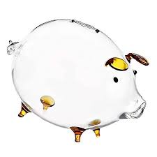 Money Jars Glass Piggy Bank