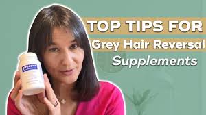 Our supplement was formulated with many natural herbs and specifically picked out so that they can help your gray hair problems. Best Grey Hair Reversal Vitamins And Supplements Glutathione B12 Wheatgrass Youtube